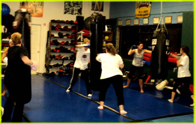 Working on the Heavy Bags